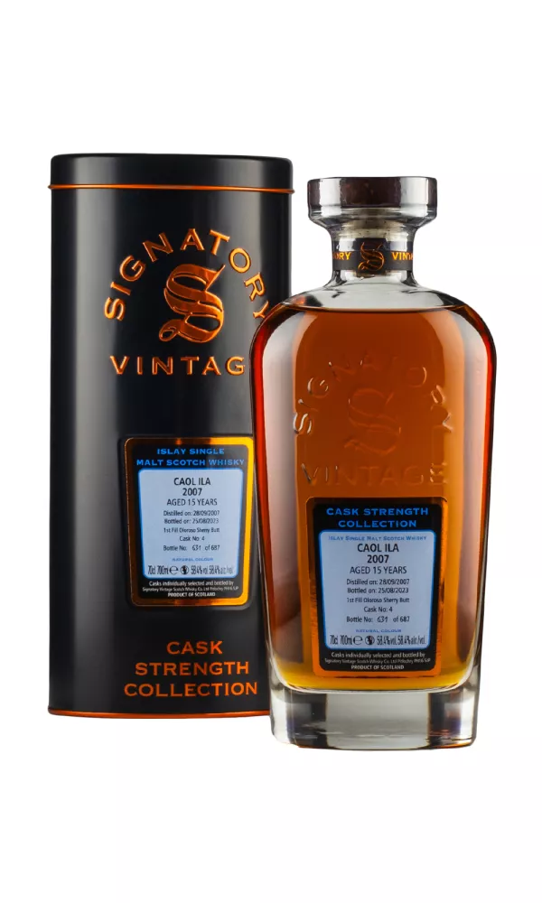 Caol Ila 16 Year Old Cask Strength Collection Signatory Caol Ila 16 Year Old Cask Strength Collection Signatory
