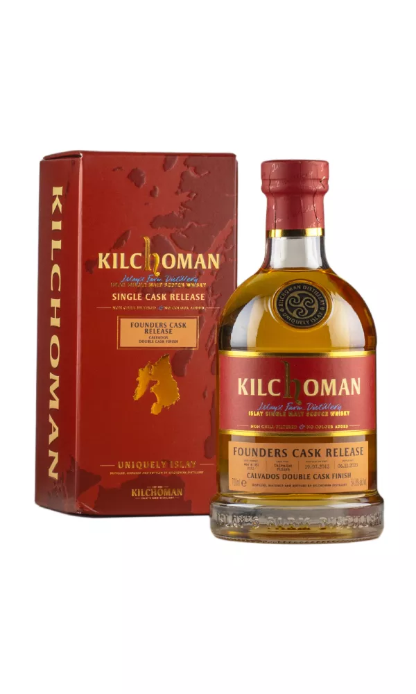 Kilchoman 11 Year Old Founders Cask Reserve Calvados Double Cask Finish Kilchoman 11 Year Old Founders Cask Reserve Calvados Double Cask Finish