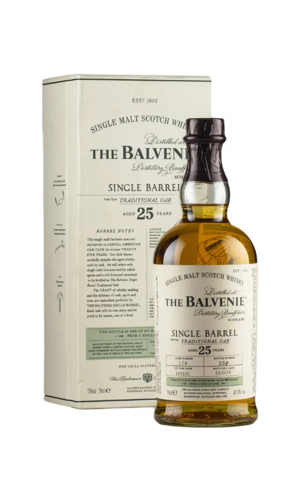Balvenie 25 Year Old Single Barrel Cask 179 Balvenie 25 Year Old Single Barrel Cask 179