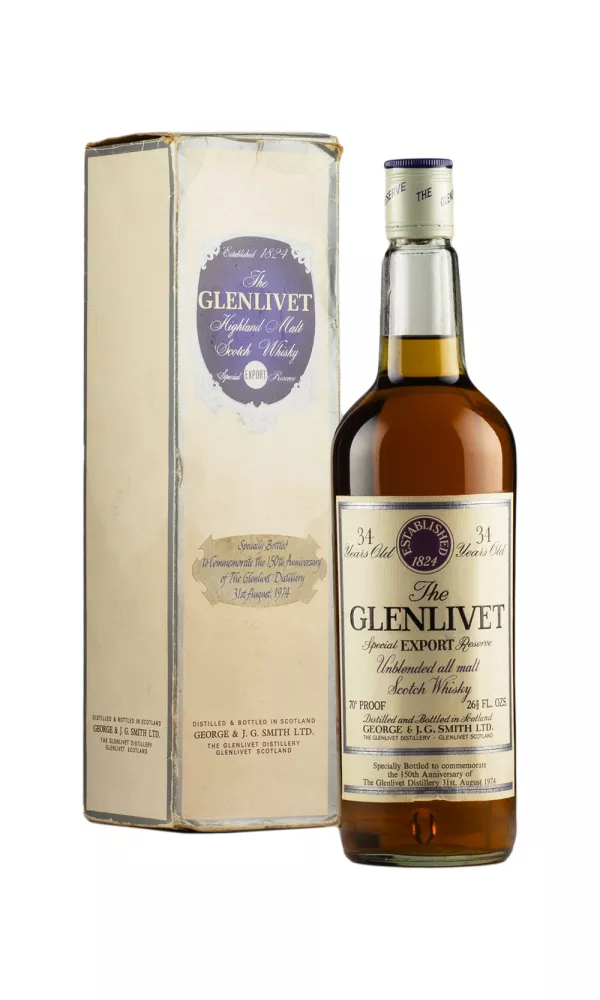 Glenlivet 34 Year Old Special Export Reserve Glenlivet 34 Year Old Special Export Reserve
