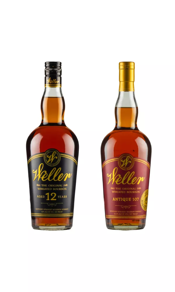 WL Weller 107 Hedonism Exclusive + WL Weller 12 Year Old WL Weller 107 Hedonism Exclusive + WL Weller 12 Year Old