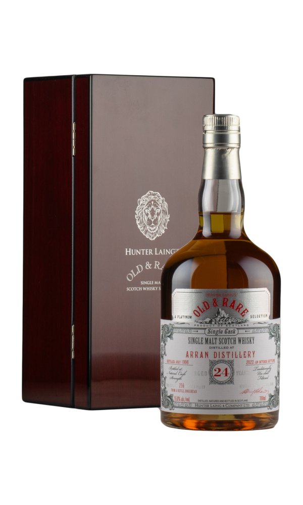 Arran 24 Year Old Old and Rare Hunter Laing