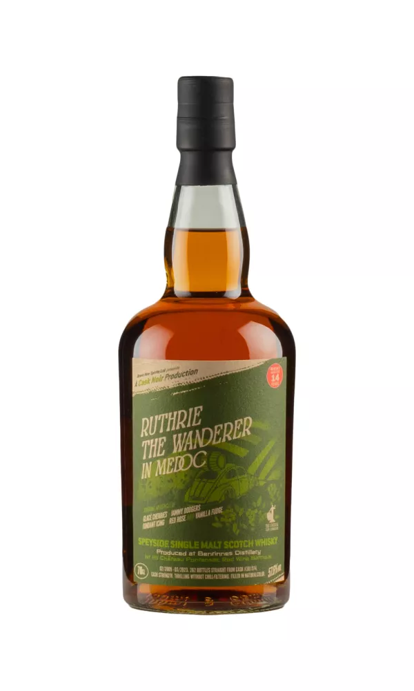 Benrinnes 14 Year Old Ruthrie The Wanderer in Medoc Cask Noir Benrinnes 14 Year Old Ruthrie The Wanderer in Medoc Cask Noir