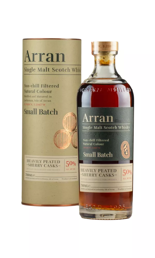 Arran Heavily Peated Sherry Matured for Sweden Arran Heavily Peated Sherry Matured for Sweden