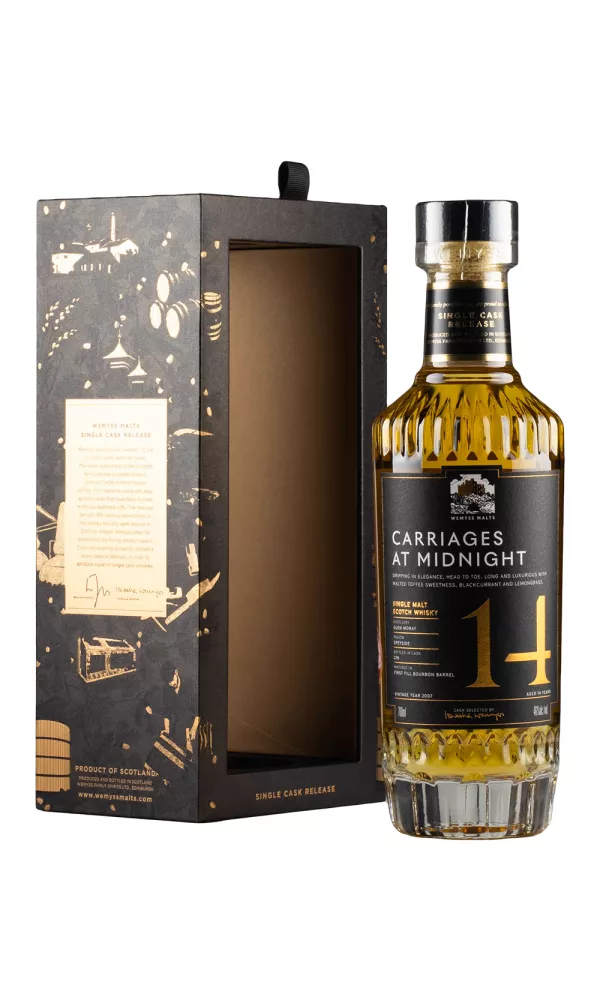 Glen Moray 14 Year Old Carriages at Midnight Wemyss Malts Glen Moray 14 Year Old Carriages at Midnight Wemyss Malts