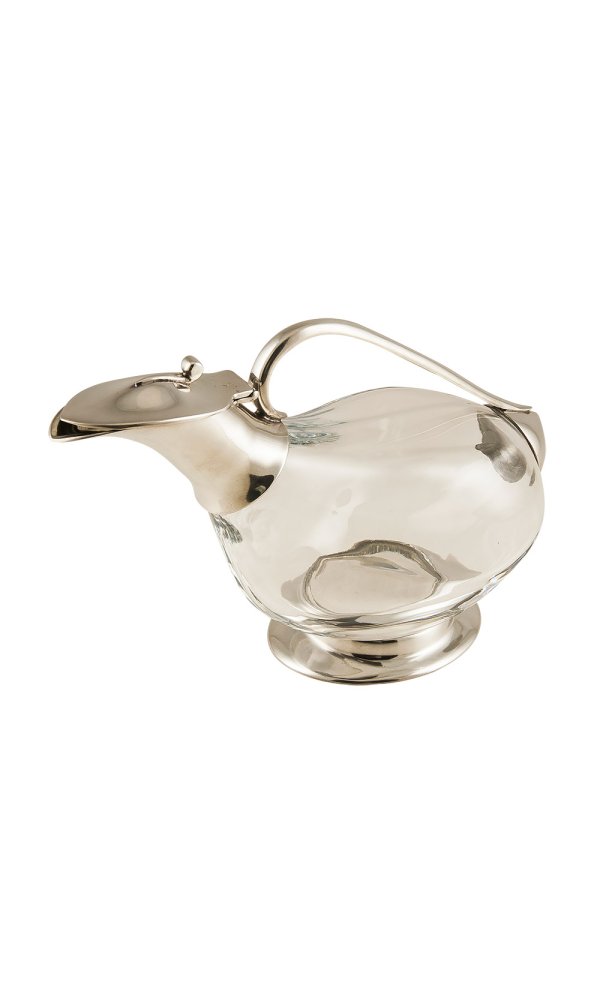 Pewter Duck Decanter
