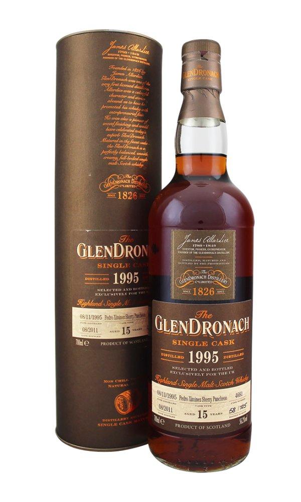 Glendronach 15 Year Old Cask 4681 UK Exclusive