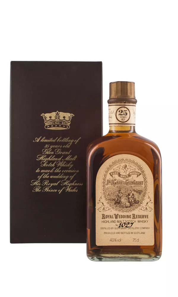 Glen Grant Royal Wedding Reserve 25 Year Old Charles and Diana Glen Grant Royal Wedding Reserve 25 Year Old Charles and Diana