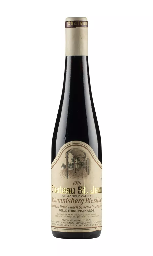 Chateau St Jean Select Late Harvest Johannisberg Riesling Half Chateau St Jean Select Late Harvest Johannisberg Riesling Half