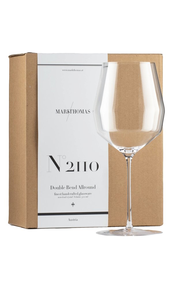 Mark Thomas Double Bend Champagne Flutes Box of 2 