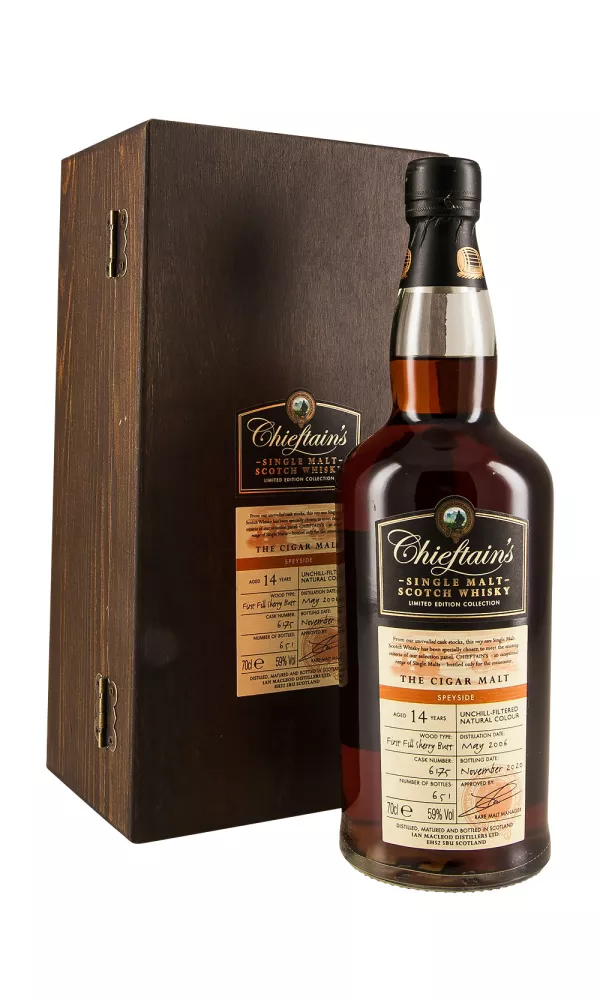 Speyside 14 Year Old Chieftan`s Cigar Malt Speyside 14 Year Old Chieftan`s Cigar Malt