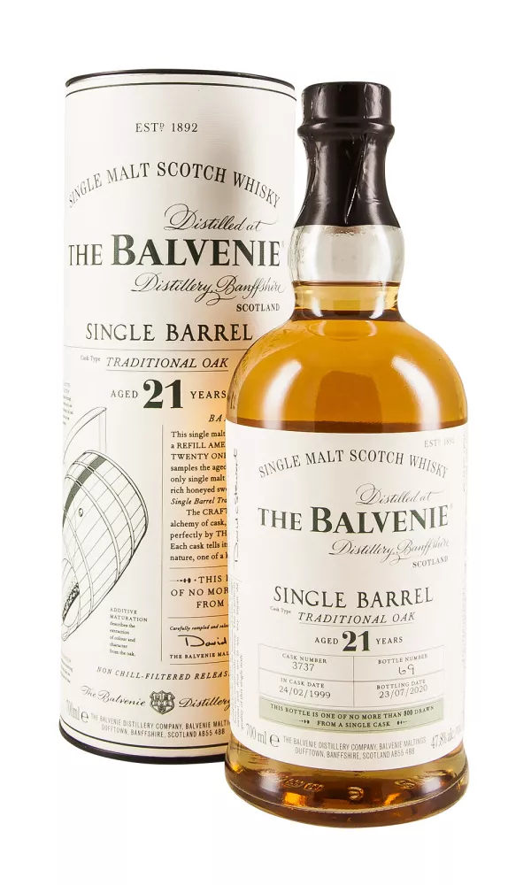 Balvenie 21 Year Old Single Barrel Balvenie 21 Year Old Single Barrel
