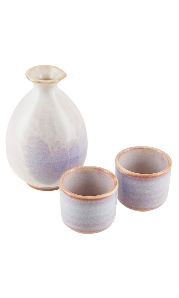 Hagi Purple Sake Set