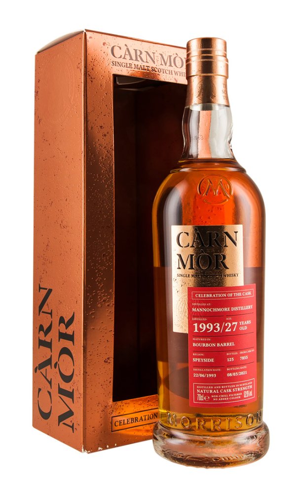Mannochmore 27 Year Old Carn Mor Celebration of the Cask