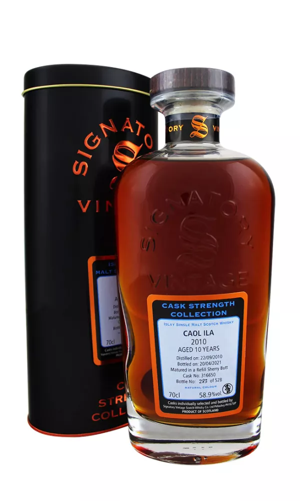 Caol Ila 10 Year Old Signatory Cask Strength Caol Ila 10 Year Old Signatory Cask Strength