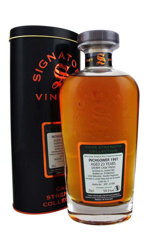 Inchgower 23 Year Old Signatory Cask Strength