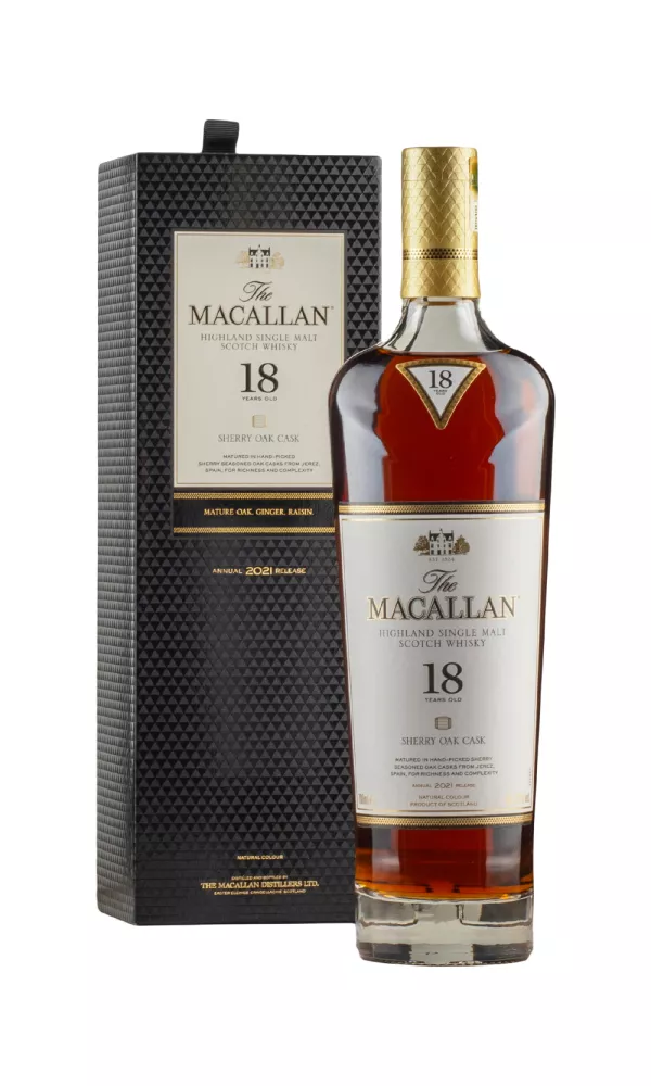 Macallan 18 Year Old Sherry Oak (2021 Release) Macallan 18 Year Old Sherry Oak (2021 Release)