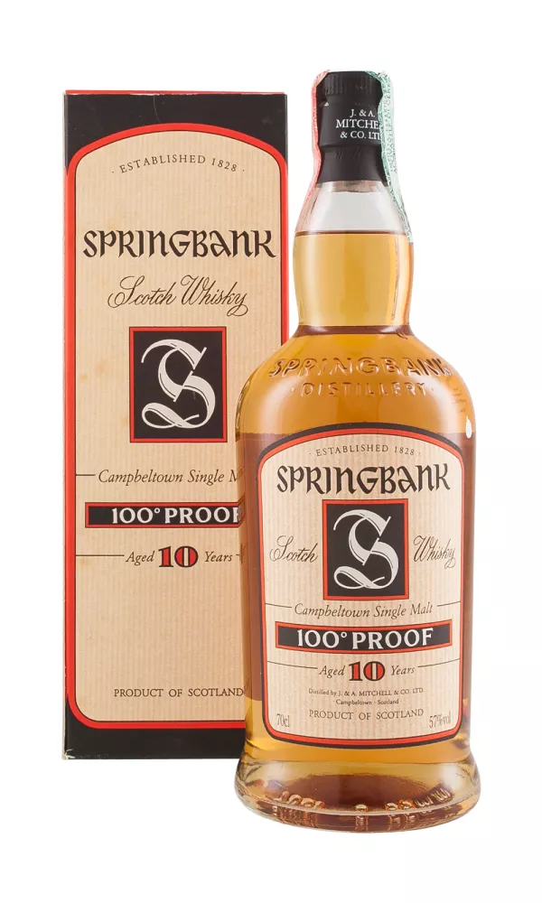 Springbank 10 Year Old 100 proof circa 2004 Springbank 10 Year Old 100 proof circa 2004