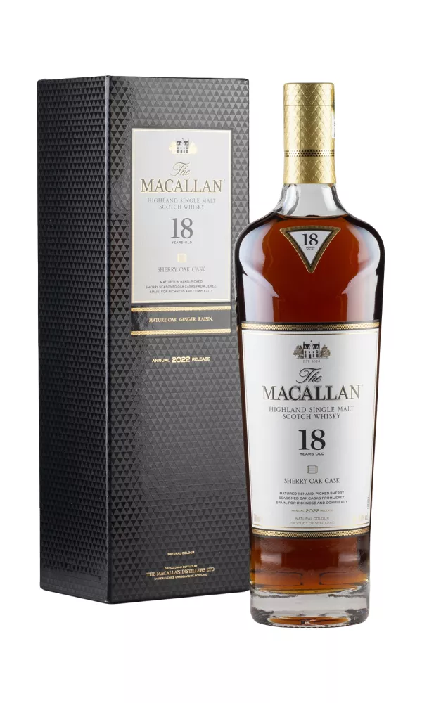 Macallan 18 Year Old Sherry Oak (2022 Release) Macallan 18 Year Old Sherry Oak (2022 Release)