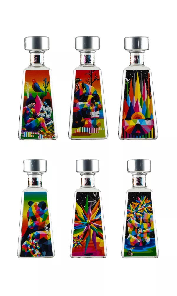 1800 Essential Artists Series Okuda San Miguel Six Bottle Set 1800 Essential Artists Series Okuda San Miguel Six Bottle Set