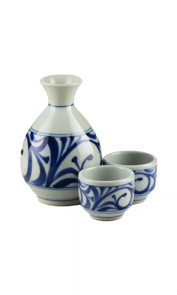 Karakusa Sake Set Short Karakusa Sake Set Short