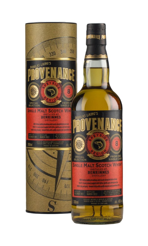Benrinnes 8 Year Old Provenance
