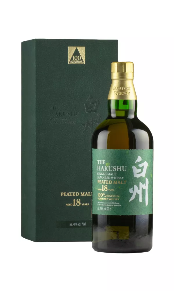 Hakushu 18 Year Old Peated Malt 100th Anniversary Hakushu 18 Year Old Peated Malt 100th Anniversary