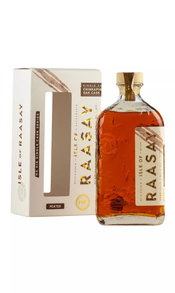 Isle of Raasay 5 Year Old Peated Chinkapin Na Sia Single Cask Isle of Raasay 5 Year Old Peated Chinkapin Na Sia Single Cask