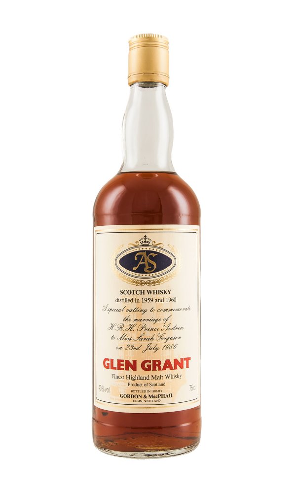 Glen Grant Royal Wedding Reserve 25 Year Old Andrew and Sarah