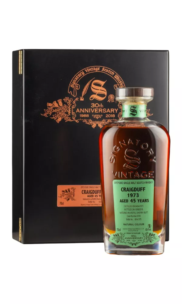 Craigduff 45 Year Old 30th Anniversary Signatory Craigduff 45 Year Old 30th Anniversary Signatory