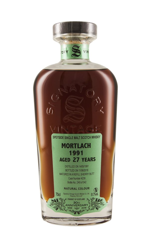 Mortlach 27 Year Old Signatory 30th Anniversary