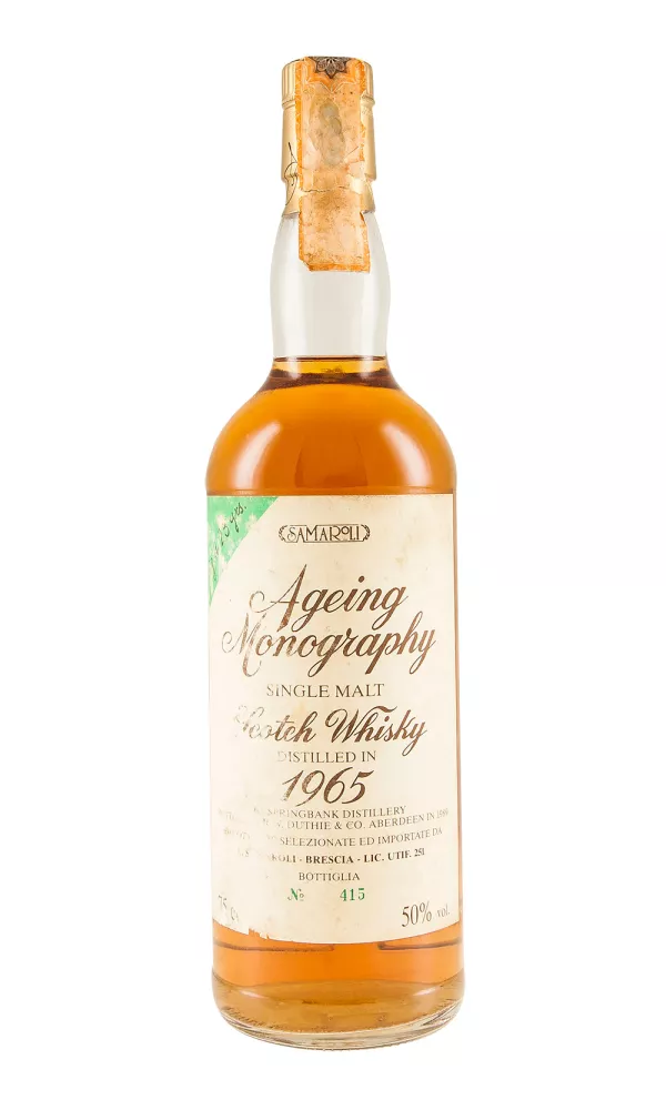 Springbank 23 Year Old Ageing Monography Samaroli Springbank 23 Year Old Ageing Monography Samaroli