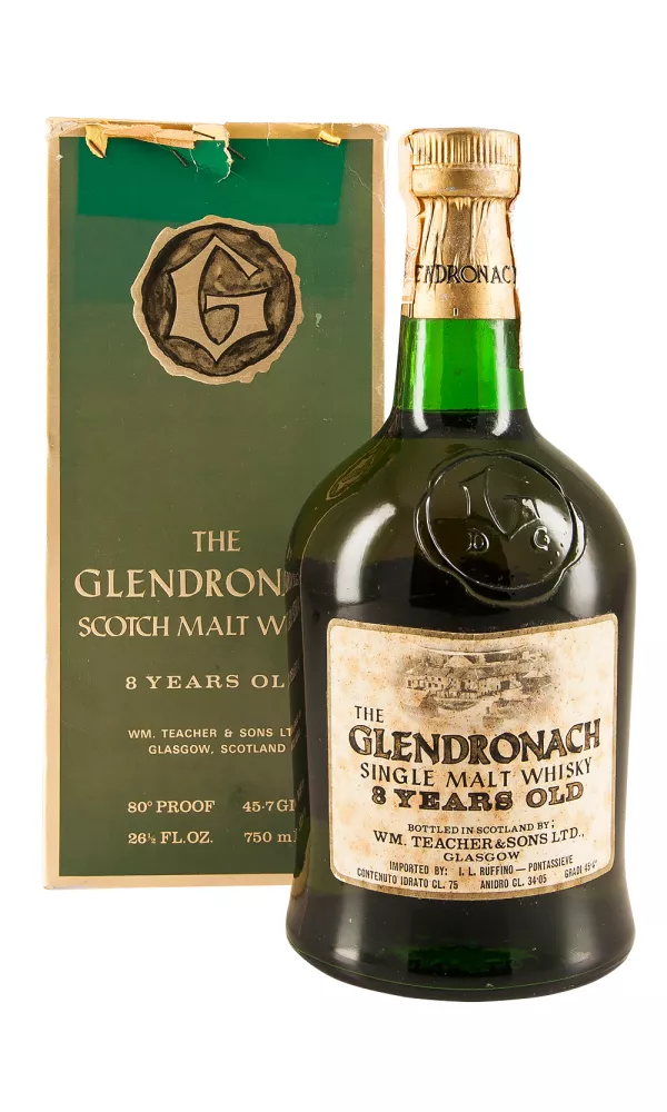 Glendronach 8 Year Old c. 1960s Ruffino Import Glendronach 8 Year Old c. 1960s Ruffino Import