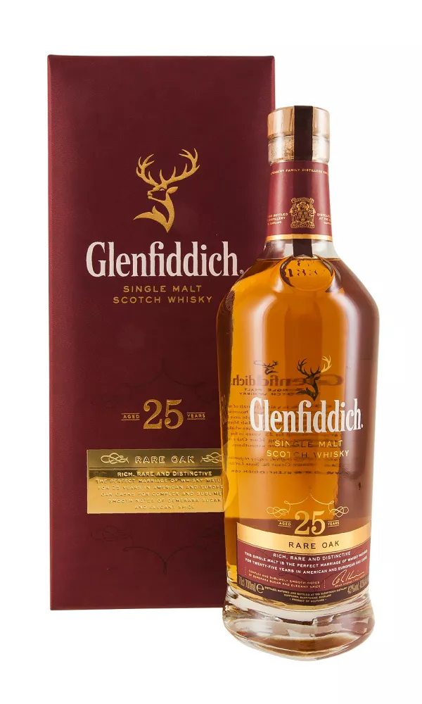 Glenfiddich 25 Year Old Rare Oak Glenfiddich 25 Year Old Rare Oak