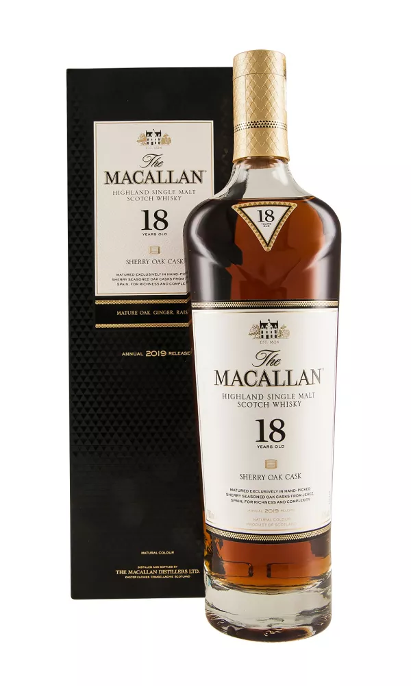 Macallan 18 Year Old Sherry Oak (2019 Release) Macallan 18 Year Old Sherry Oak (2019 Release)
