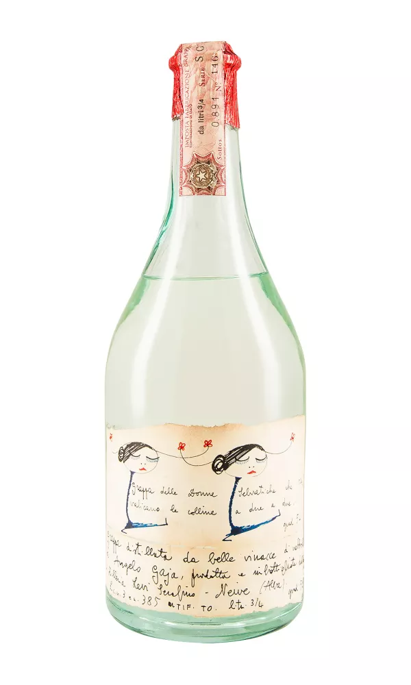 Romano Levi Grappa Donne Selvatiche Angelo Gaja c. 1970s Romano Levi Grappa Donne Selvatiche Angelo Gaja c. 1970s