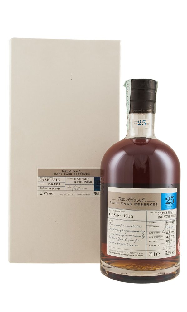 Speyside 25 Year Old Paradise Two Rare Cask Reserve