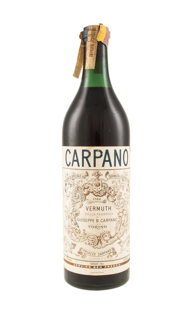 Carpano Vermouth c. 1960s 50cl