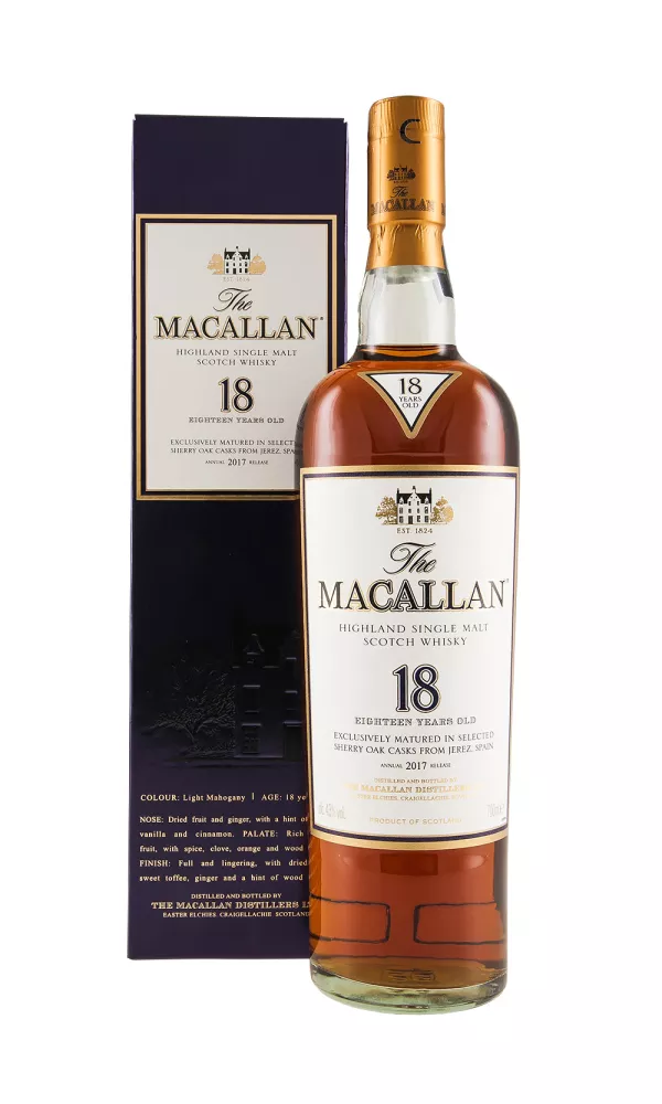 Macallan 18 Year Old Sherry Oak (2017 Release) Macallan 18 Year Old Sherry Oak (2017 Release)