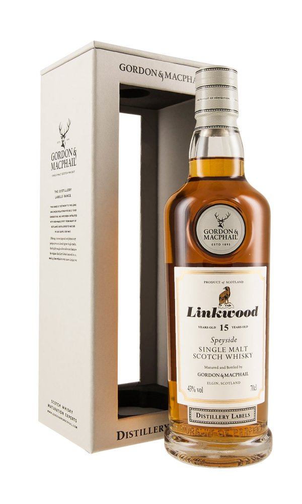 Linkwood 15 Year Old Distillery Labels Gordon & MacPhail