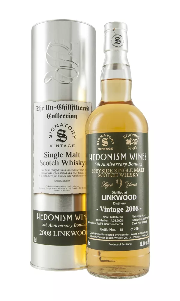 Linkwood 9 Year Old Hedonism Wines 5th Anniversary Linkwood 9 Year Old Hedonism Wines 5th Anniversary
