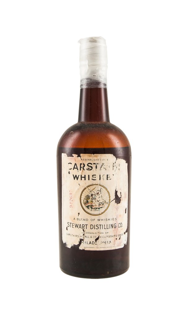 Carstairs Rye Whiskey c. 1919