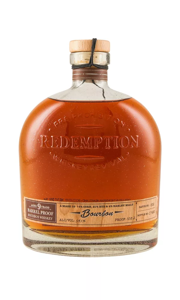 Redemption 9 Year Old Barrel Proof Bourbon Redemption 9 Year Old Barrel Proof Bourbon