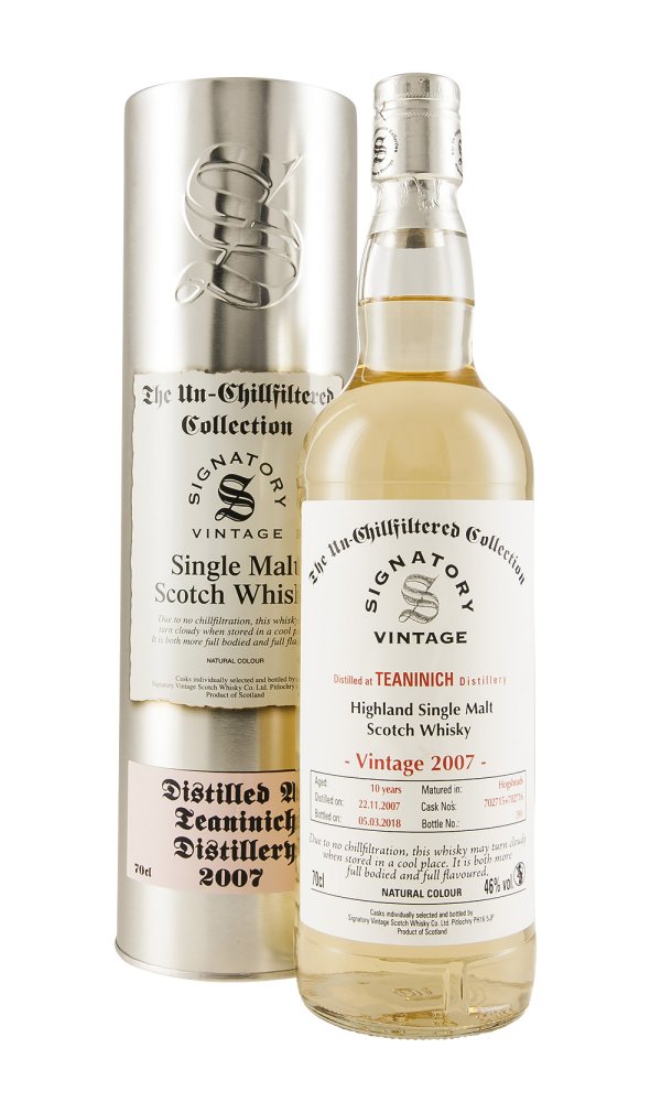Teaninich 10 Year Old Signatory Un-Chillfiltered