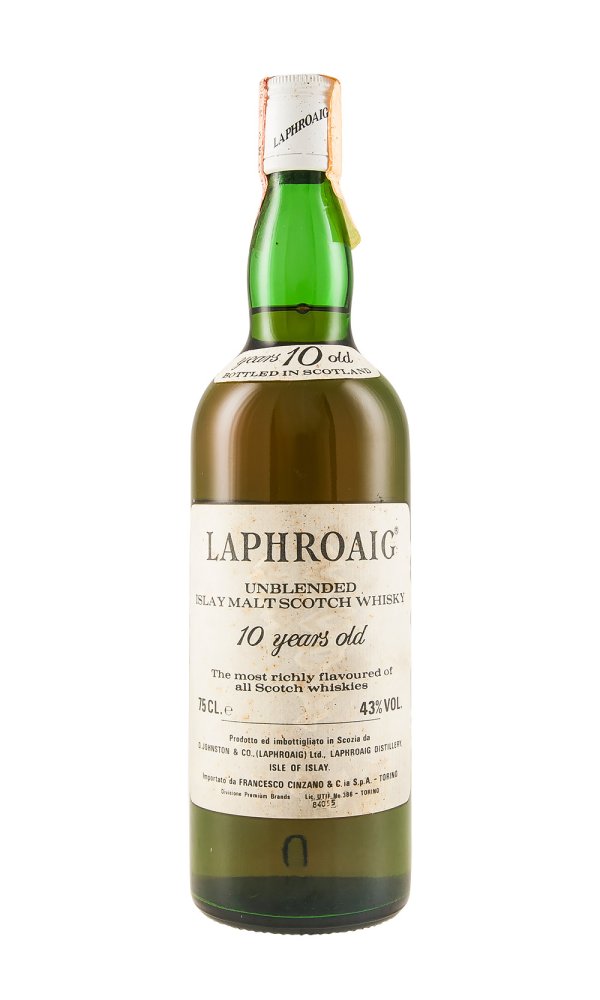 Laphroaig 10 Year Old for Cinzano c. 1980s