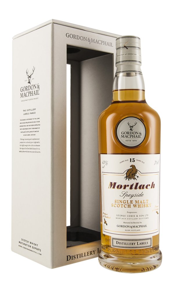 Mortlach 15 Year Old Distillery Labels Gordon & MacPhail