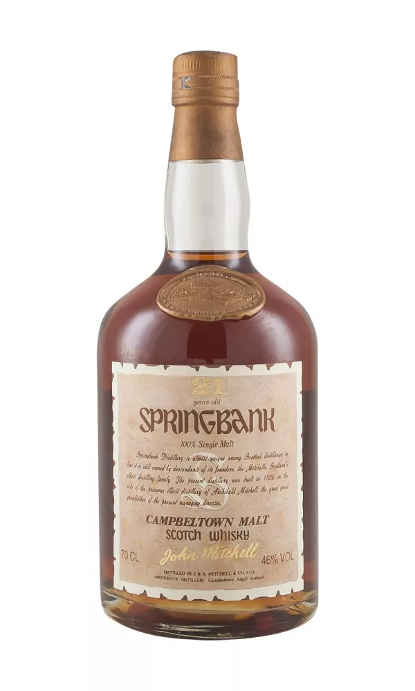 Springbank 21 Year Old c. 1980s Springbank 21 Year Old c. 1980s
