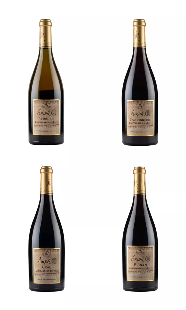 Chateauneuf du Pape Amphora Collection Saouma (4x75cl) Chateauneuf du Pape Amphora Collection Saouma (4x75cl)