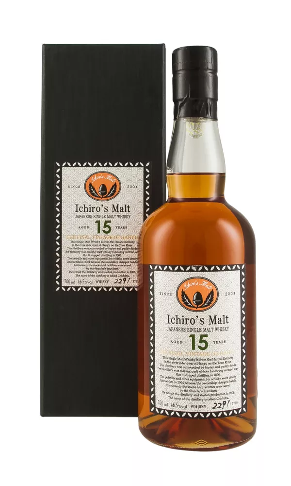 Ichiro`s Malt Hanyu 15 Year Old Ichiro`s Malt Hanyu 15 Year Old