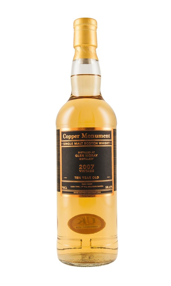 Glen Moray 10 Year Old Copper Monument